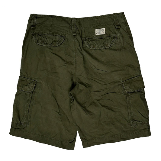 Ralph Lauren Cargo Shorts - 36W 13L Khaki Cotton