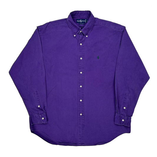 Ralph Lauren Shirt - Large Purple Cotton