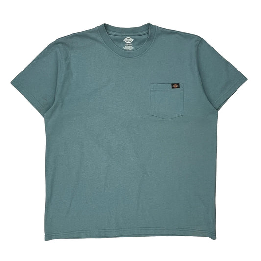 Dickies T-Shirt - 2XL Blue Cotton Blend