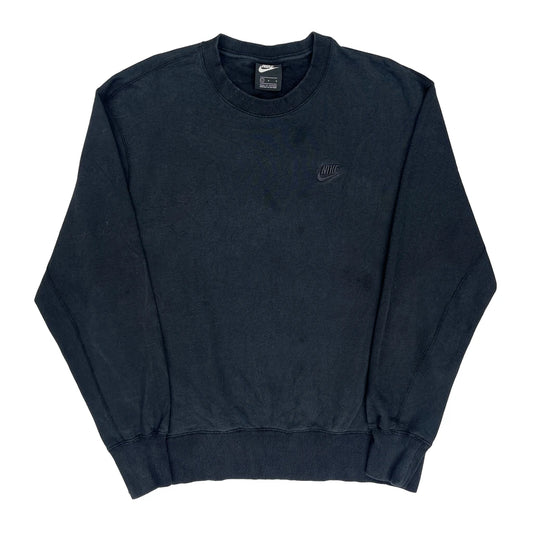 Vintage Nike Sweatshirt - Large Black Cotton