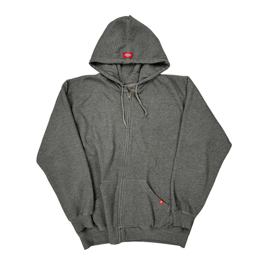 Dickies Hoodie - XL Grey Cotton Blend
