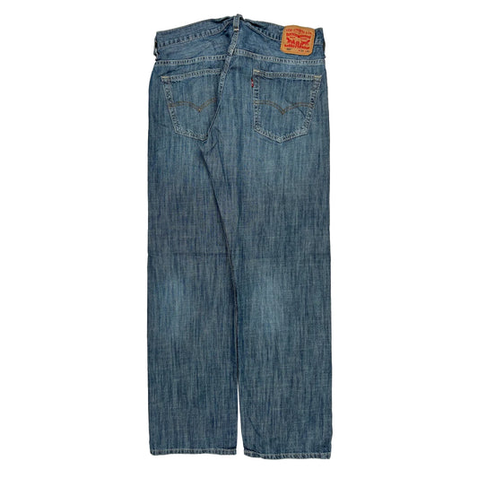 569 Levis Jeans - 34W 32L Blue Cotton