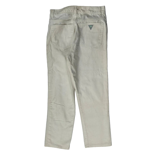 Made In USA Guess Jeans - 29W UK 12 Cream Denim