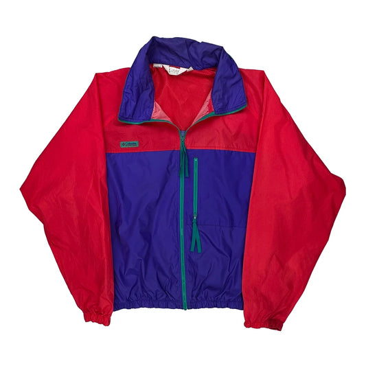 Columbia Windbreaker - XL Purple Nylon