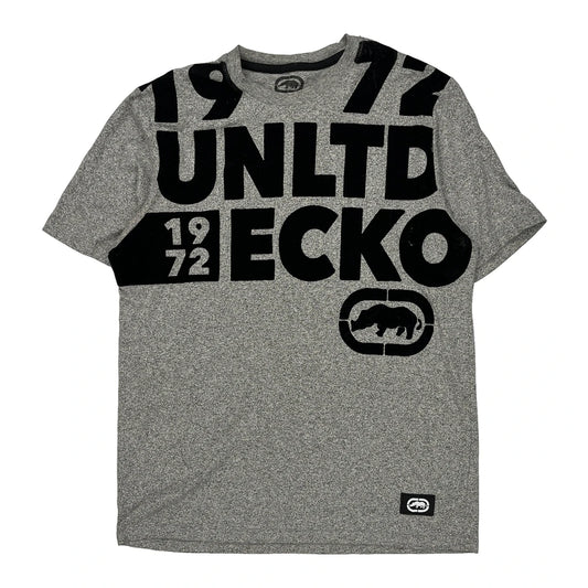 1972 Ecko Unltd Graphic T-Shirt - Small Black Cotton