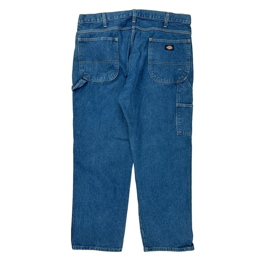 Dickies Carpenter Jeans - 38W 31L Blue Cotton
