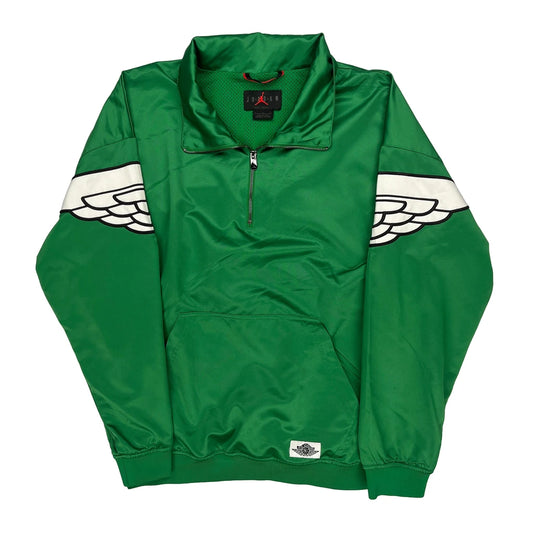 Jordan Wings Windbreaker - Large Green Polyester