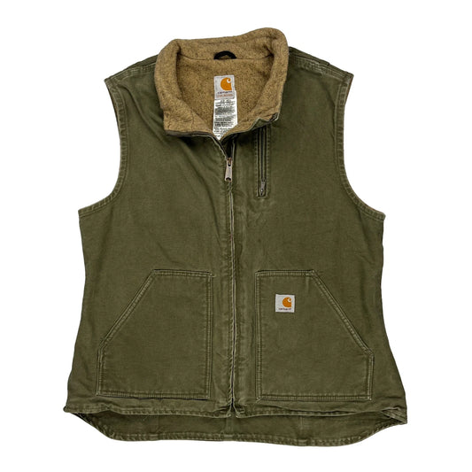 Carhartt Gilet - Large Green Cotton