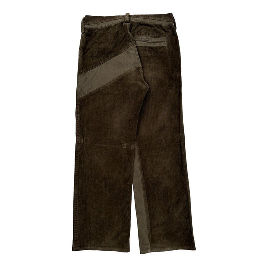 Diesel Corduroy Trousers - 31W 29L Brown Corduroy