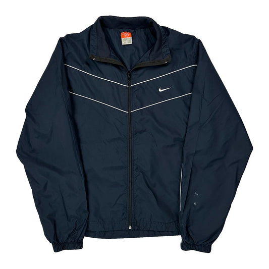 Nike Windbreaker - Large Navy Polyester