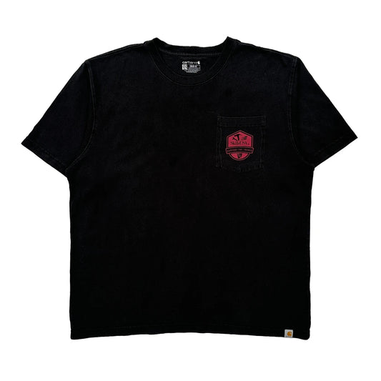 Support The Trades Carhartt T-Shirt - Large Black Cotton