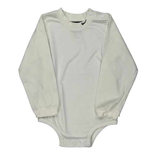 Age 3 Nike Long Sleeve T-Shirt - 3XS White Cotton
