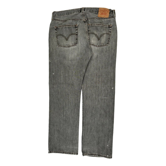 501 Levis Jeans - 34W 30L Grey Cotton