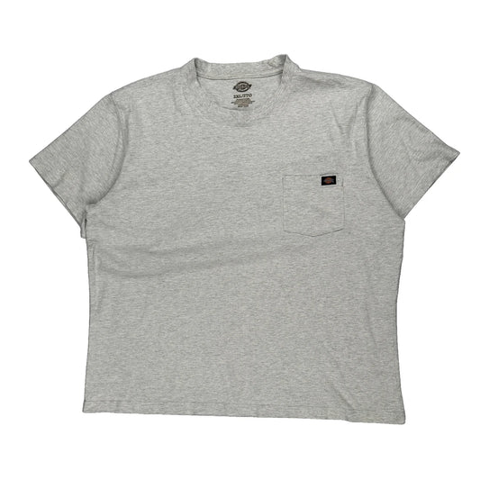 Dickies T-Shirt - 2XL Grey Cotton Blend