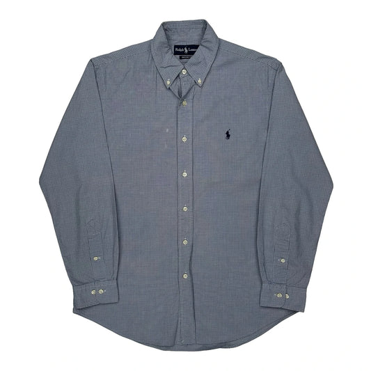 Ralph Lauren Checked Shirt - Medium Blue Cotton
