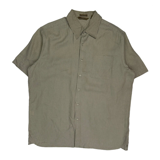 Axis Short Sleeve Shirt - XL Grey Linen