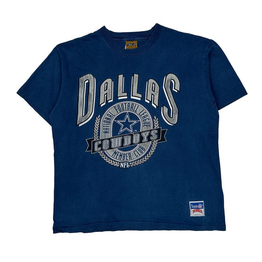 Dallas Cowboys Nutmeg Nfl T-Shirt - Large Blue Cotton