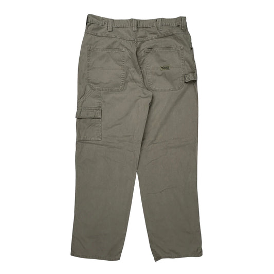 Wrangler Cargo Trousers - 36W 30L Khaki Cotton