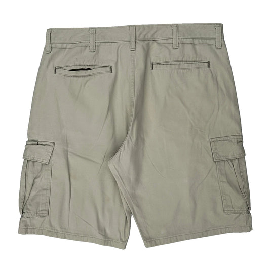 Wrangler Cargo Shorts - 36W 9L Beige Cotton