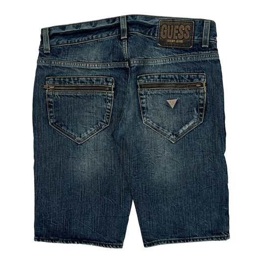 Guess Denim Shorts - 31W US 8 Blue Cotton