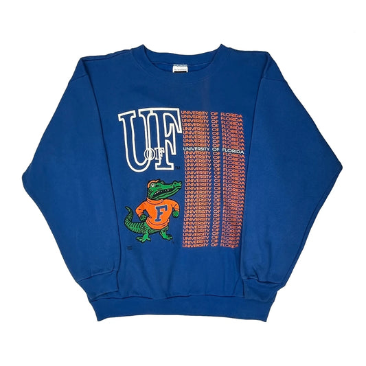 Made In USA Tultex University Of Florida Sweatshirt - XL Blue Cotton Blend
