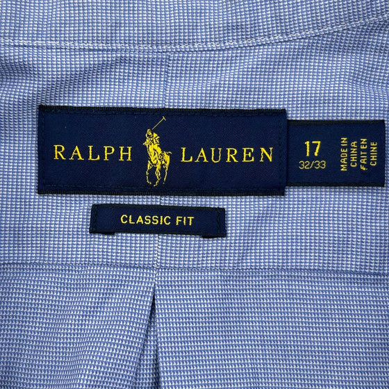 Ralph Lauren Shirt - XL Blue Cotton