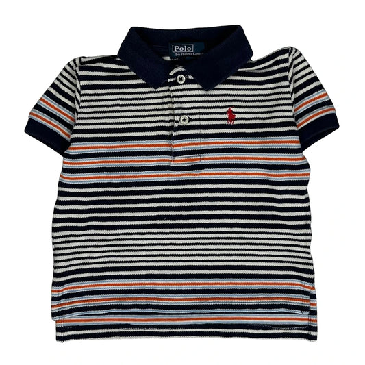 Age 12 Months Polo By Ralph Lauren Polo Shirt - 2XS Navy Cotton
