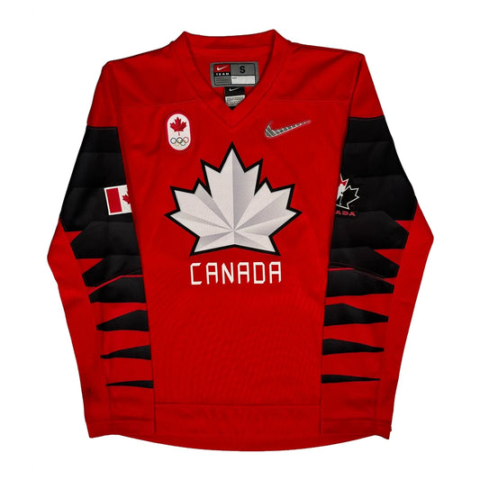 Canada Nike Graphic Jersey - Small Red Polyester