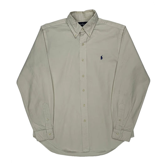 Ralph Lauren Shirt - Medium Cream Cotton