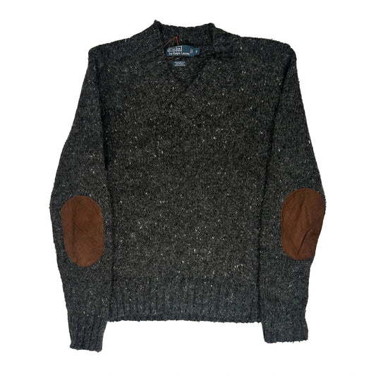 Polo By Ralph Lauren Jumper - Small Grey Acrylic
