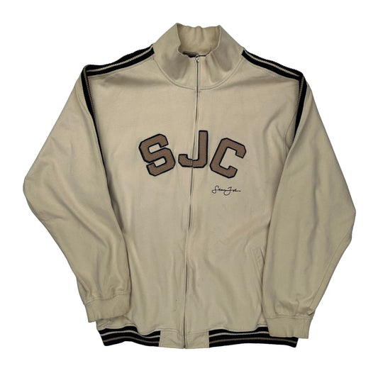 Sean John Track Jacket - 2XL Beige Cotton