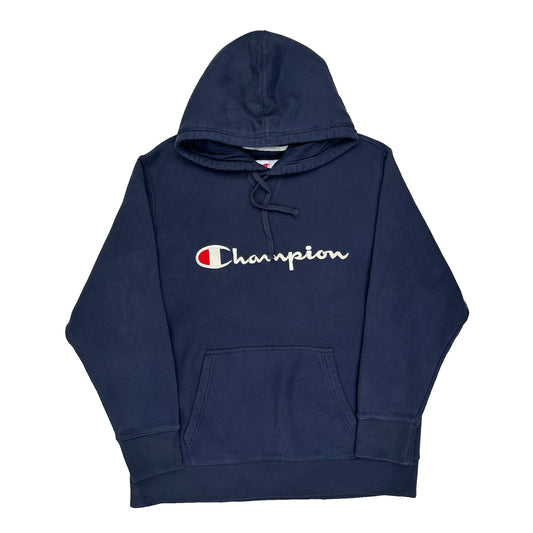 Reverse Weave Champion Hoodie - 2XL Navy Cotton