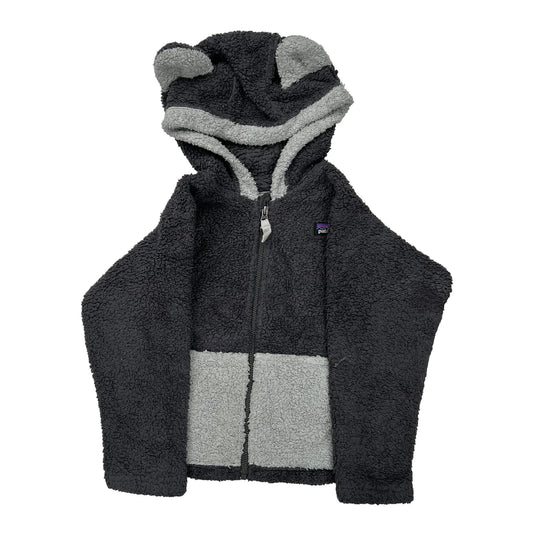 Age 3 Patagonia Fleece Jacket - XS Grey Polyester