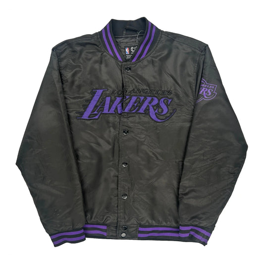 Los Angeles Lakers Nba Varsity Jacket - Medium Black Polyester