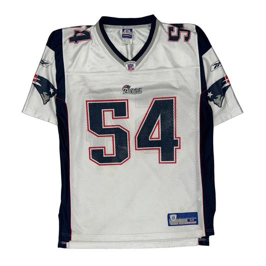 New England Patriots Reebok Nfl Jersey - Medium White Mesh