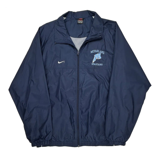 Vintage Mcfarland Spartans Nike Windbreaker - Large Navy Polyester