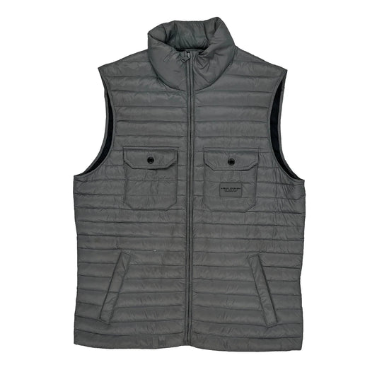 Armani Exchange Gilet - Medium Grey Polyester