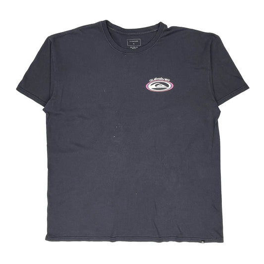 Quiksilver Graphic T-Shirt - 2XL Black Cotton