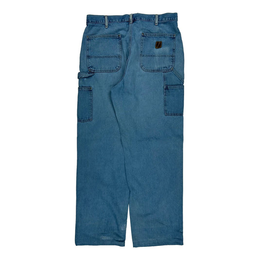 Carhartt Carpenter Jeans - 34W 32L Blue Cotton
