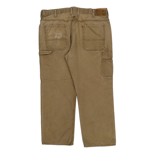 Schmidt Carpenter Trousers - 38W 30L Brown Cotton