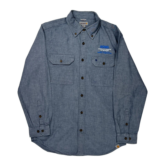 Children'S Hospital Of Michigan Carhartt Shirt - Medium Blue Cotton