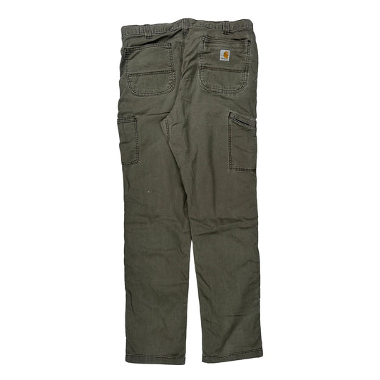 Carhartt Double Knee Carpenter Trousers - 36W 36L Grey Cotton