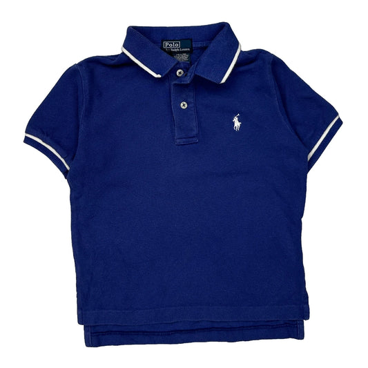 Age 3 Polo By Ralph Lauren Polo Shirt - 3XS Blue Cotton
