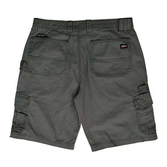 Dickies Cargo Shorts - 32W 10L Grey Cotton
