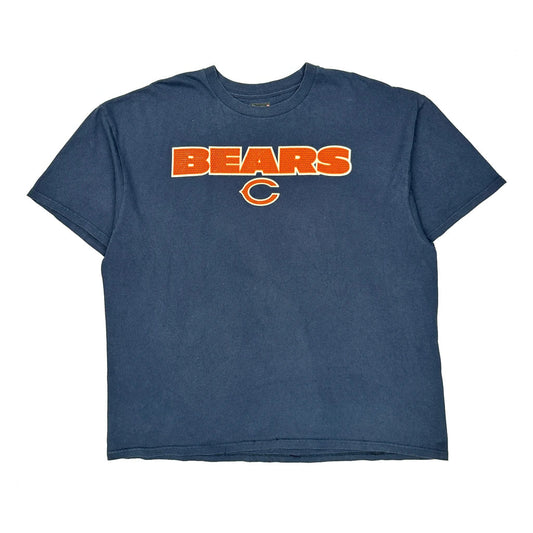 Vintage Bears Nfl Football T-Shirt - 2XL Blue Cotton