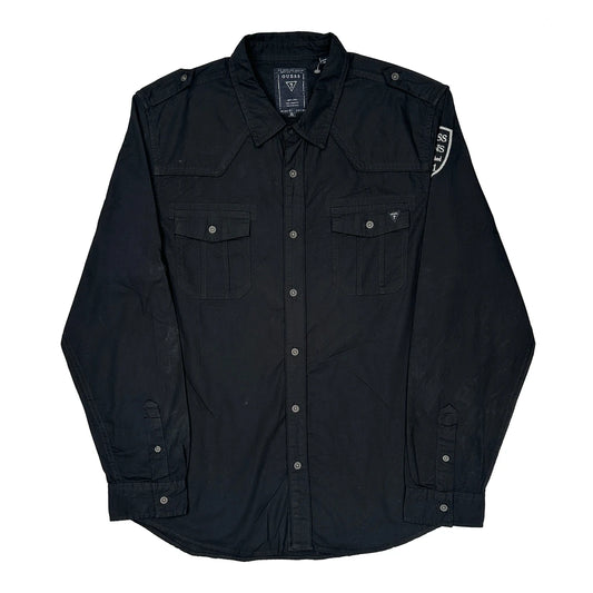 Guess Cargo Shirt - XL Black Cotton