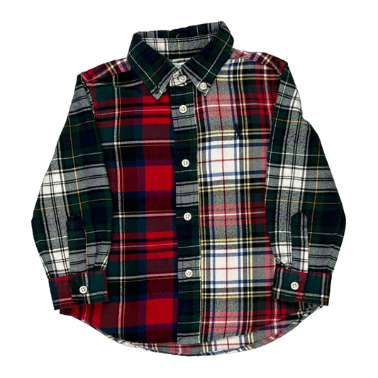 Age 18 Moths Ralph Lauren Checked Shirt - 2XS Multicoloured Cotton