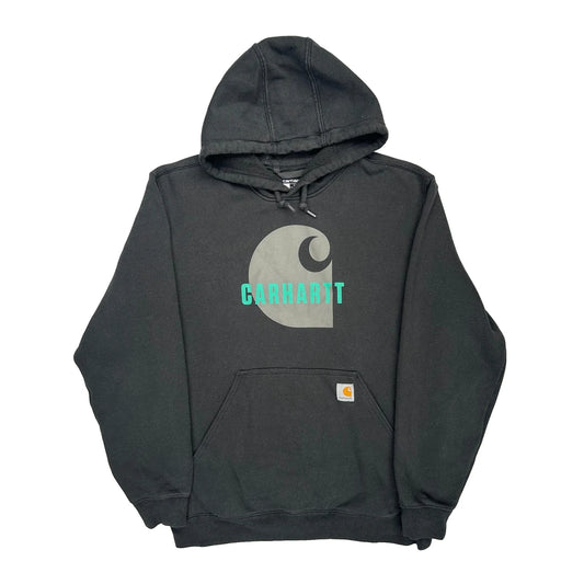 Vintage Carhartt Hoodie - Large Black Cotton
