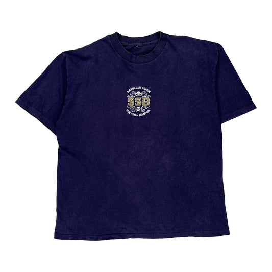 Swat Unbranded Single Stitch T-Shirt - XL Blue Cotton