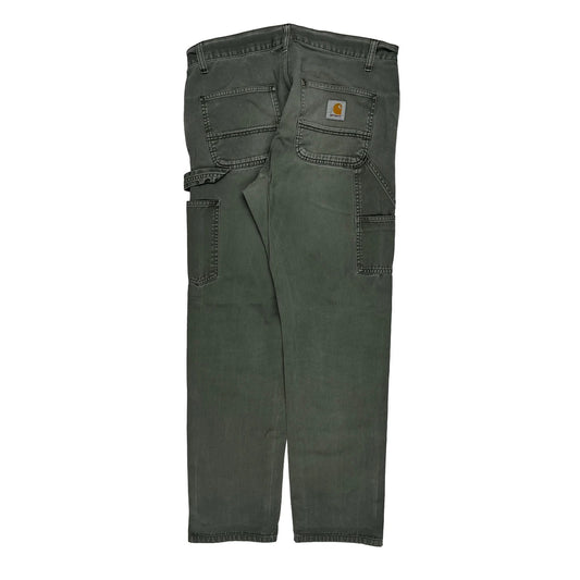 Carhartt Carpenter Trousers - 33W 30L Grey Cotton